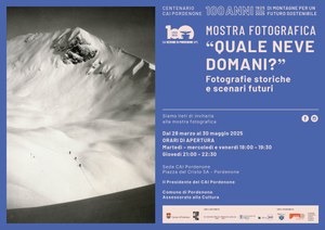 Mostra fotografica "Quale neve domani? Fotografie storiche e scenari futuri"