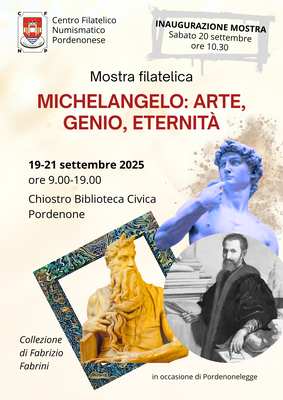 Mostra filatelica "Michelangelo: Arte, Genio, Eternità"